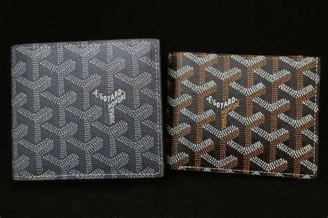 real goyard wallet vs fake|how to authenticate goyard.